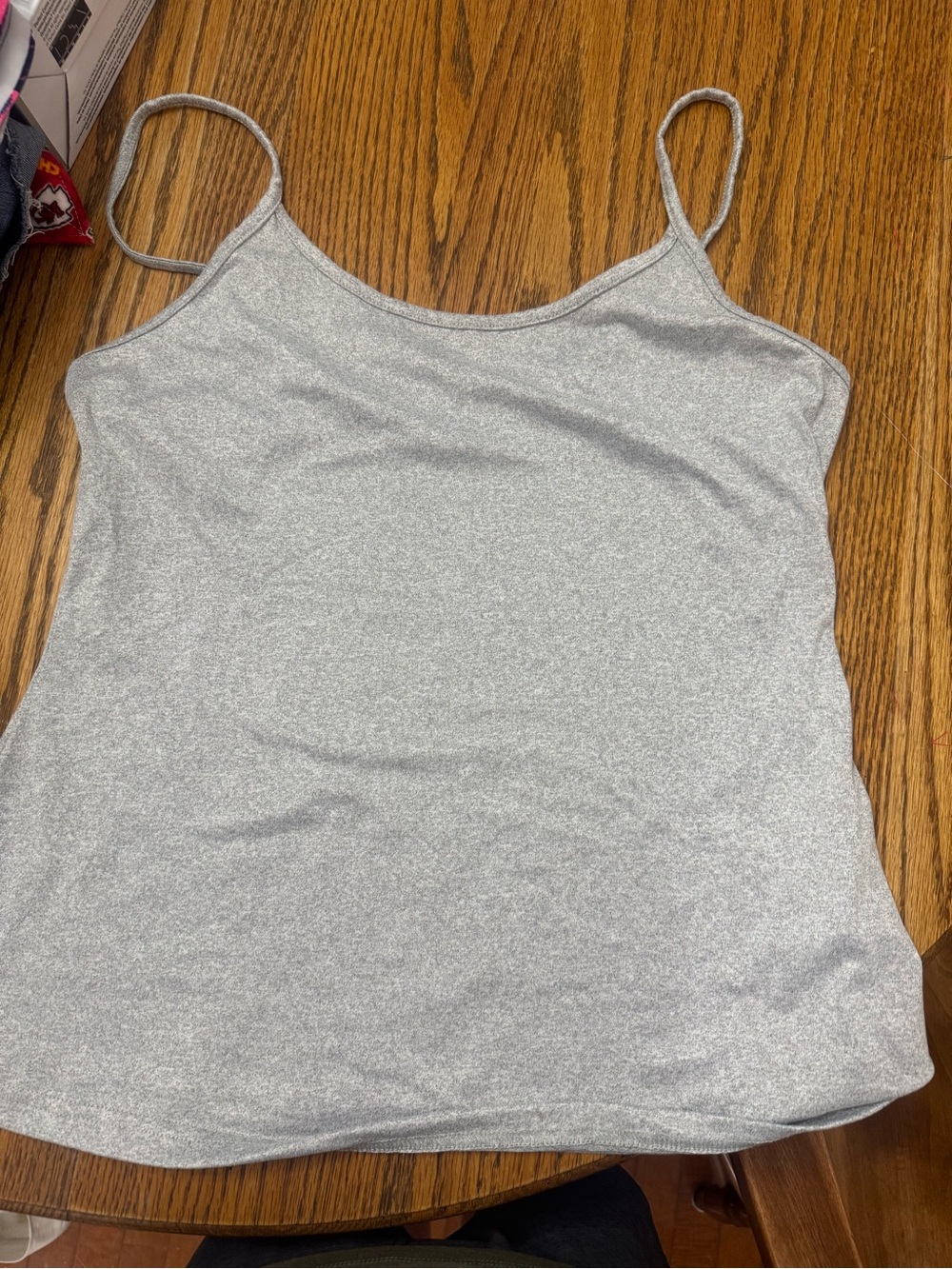 Women's grey Spaghetti Strap Tank Top